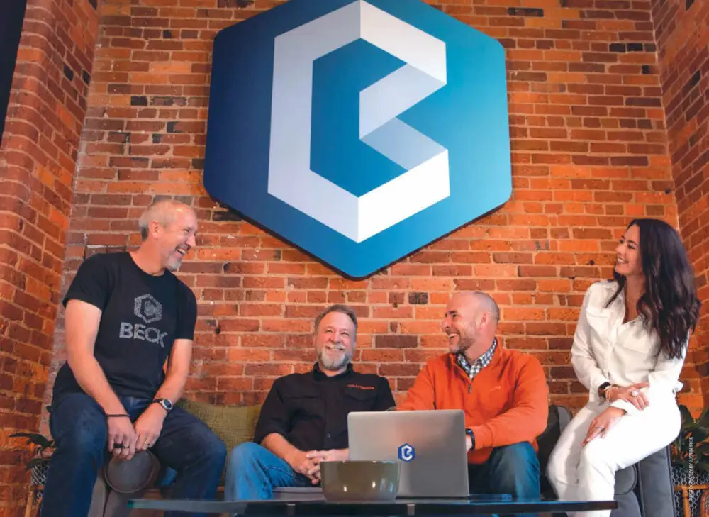 The Beck leadership team in the Greenville office