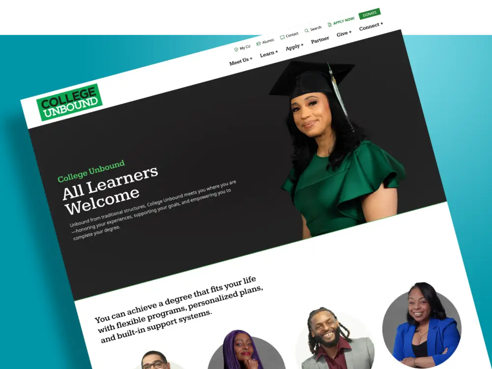 College Unbound university website