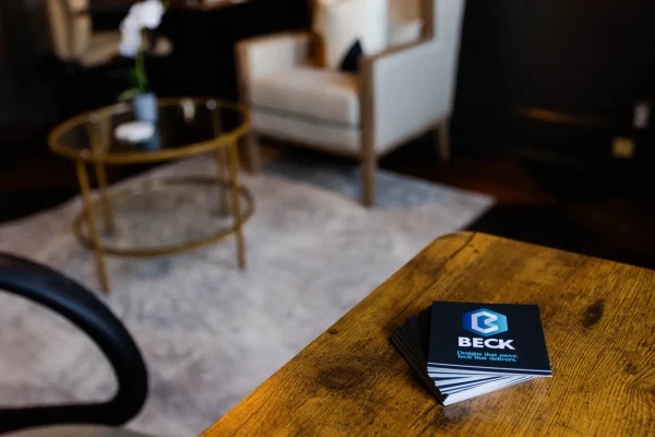 Office desk at the Beck Digital asheville office