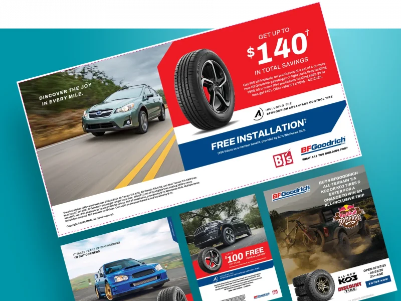 BF Goodrich Display Ads