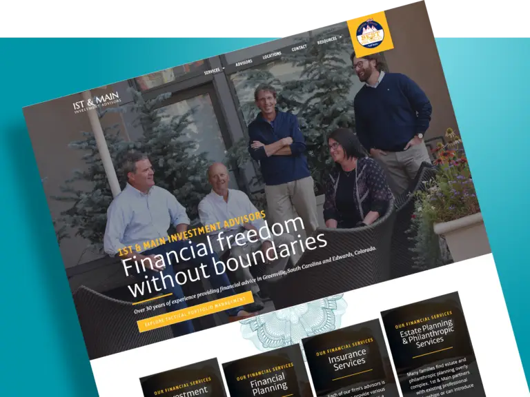 1st & Main Investment Advisors Financial Website