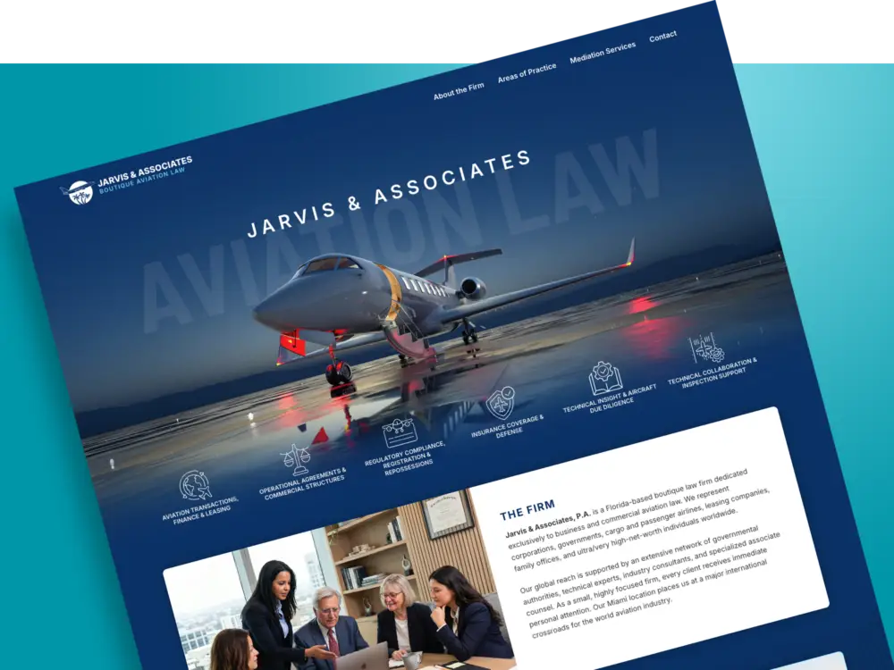 Javis & Associates Website Design